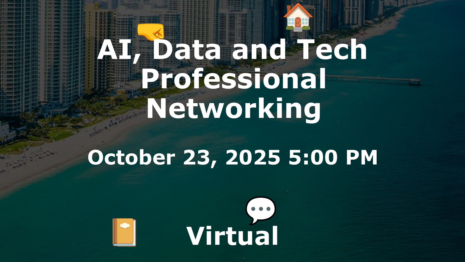 AI, Data and Tech Professional Networking event image